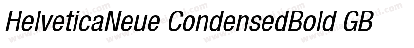 HelveticaNeue CondensedBold GBpc EU字体转换